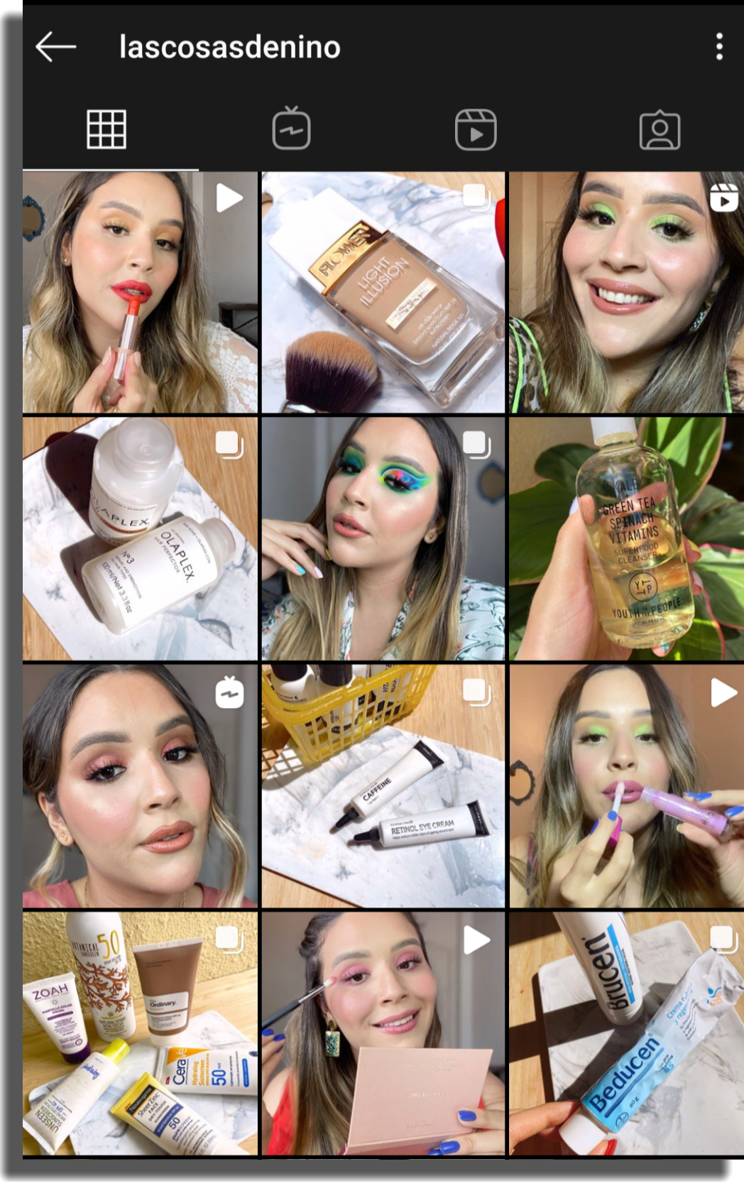 ideas de contenido para Instagram Belleza y maquillaje