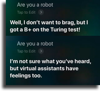Are you a robot? funny things to tell siri
