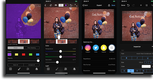 Cinemagraph Pro video editing apps for iPhone