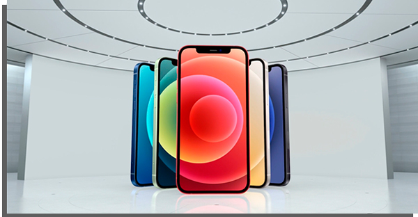 cores dos modelos do smartphone da apple