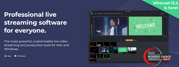 wirecast apps para hacer lives