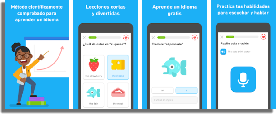 Duolingo aplicaciones gratuitas para Android