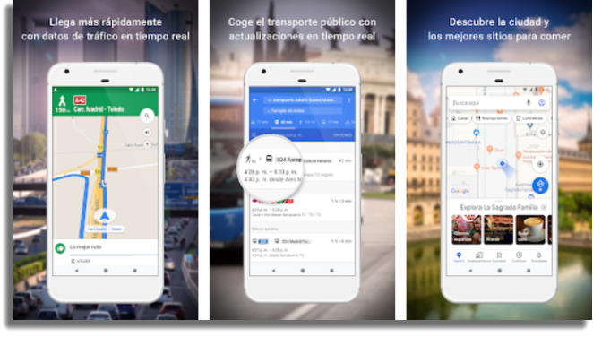 aplicaciones gratuitas para Android Google Maps