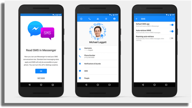 Facebook Messenger aplicaciones gratuitas para Android