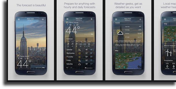 Yahoo! Weather best weather forecast apps