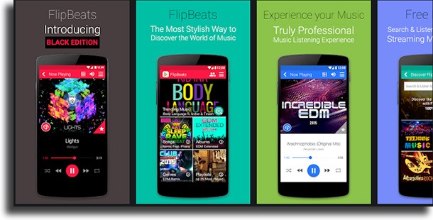 FlipBeats Music Player best Android music players