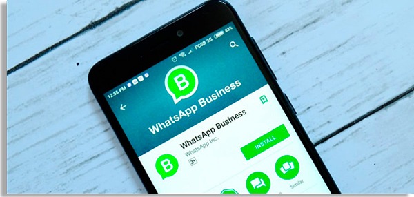 tela de download do whatsapp empresarial