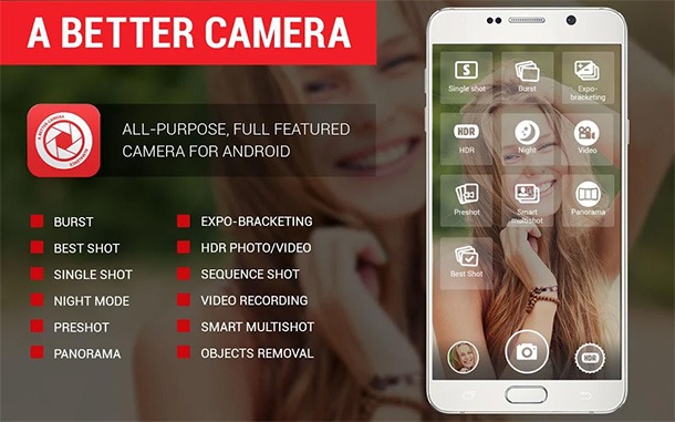 A Better Camera best selfie apps for Android