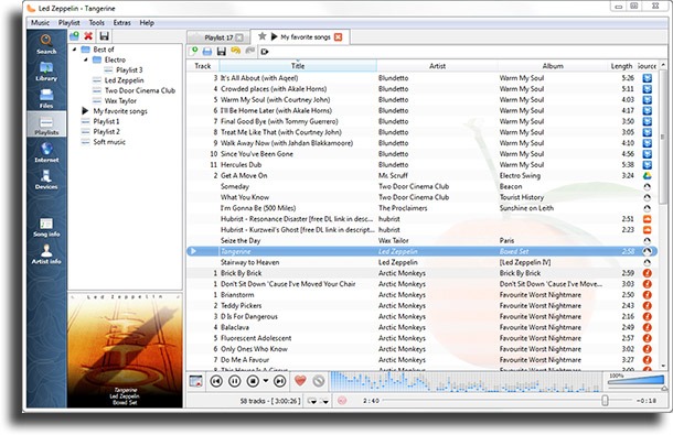 Clementine reproductores de música para Windows