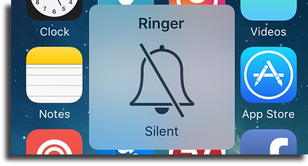Ringer silent disable camera sound on an iPhone