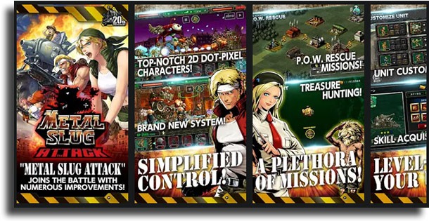 Metal Slug Attack classic games on Android