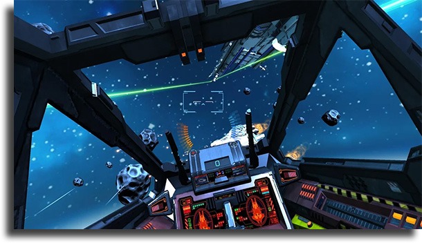 Minos Starfighter VR best VR games for Android