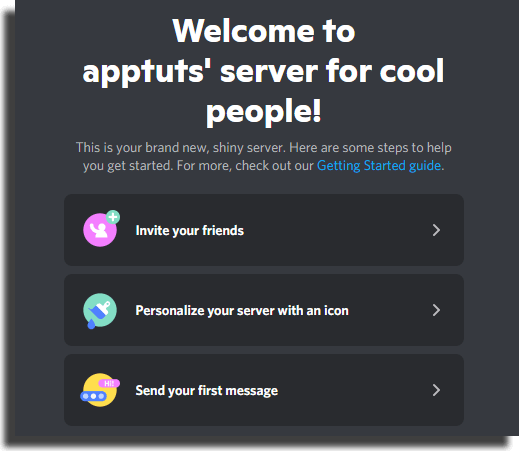 Your brand new server!