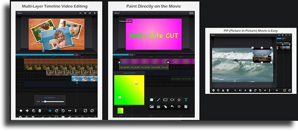 Cute CUT free video editing apps