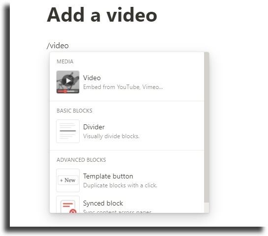 Add videos on pages 