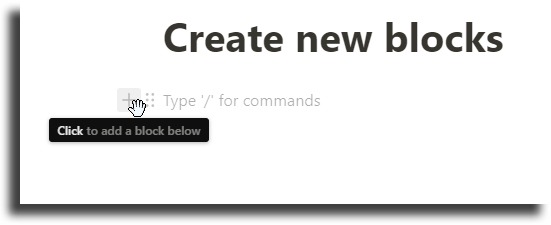 Create new blocks notion tips and tricks