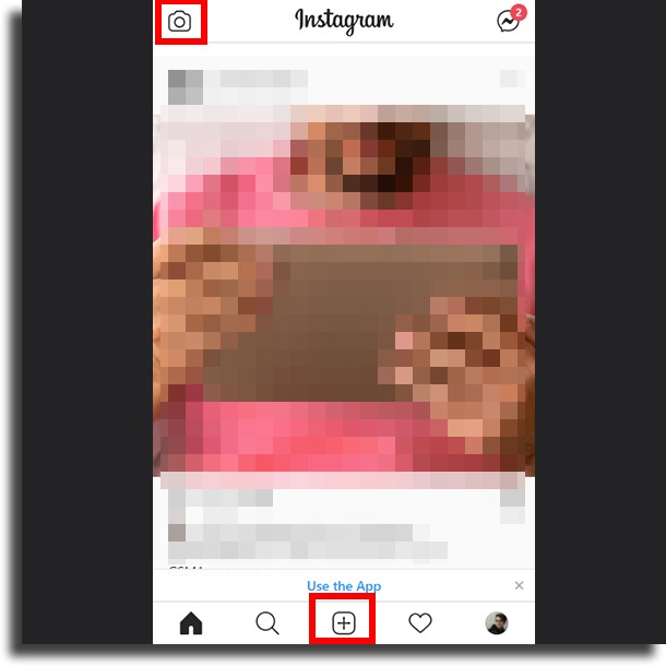 create a new post post on Instagram from PC