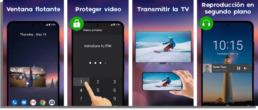 XPlayer Reproductores de video para Android