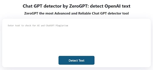 ZeroGPT How to know if a text was made by ChatGPT