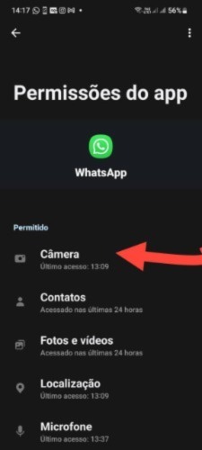 QR Code do WhatsApp no Android  camera