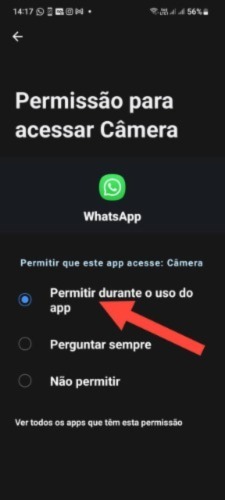 QR Code do WhatsApp no Android permitir