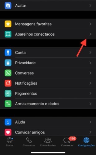 WhatsApp aparelhos conectados