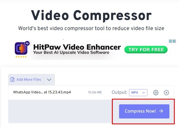 Video Compressor compress video for WhatsApp