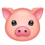 Meaning of the Pig Face emoji on WhatsApp