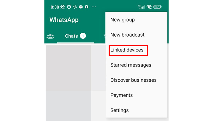 hit linked devices How to know if WhatsApp has been cloned