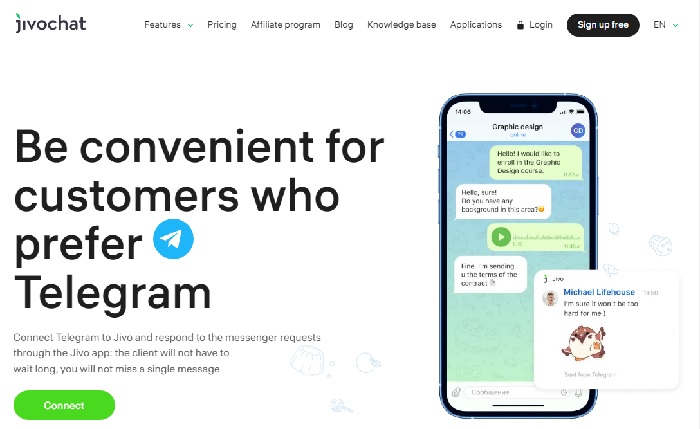 JivoChat soporte para Instagram Direct