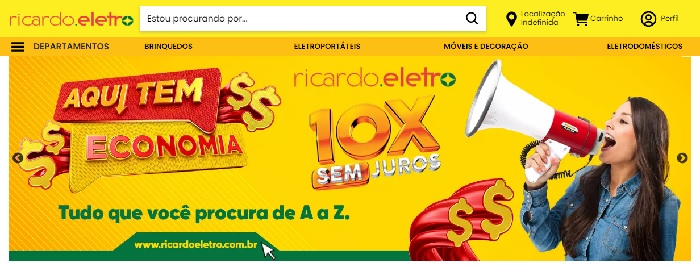 Ricardoeletro Maiores ecommerces do Brasil