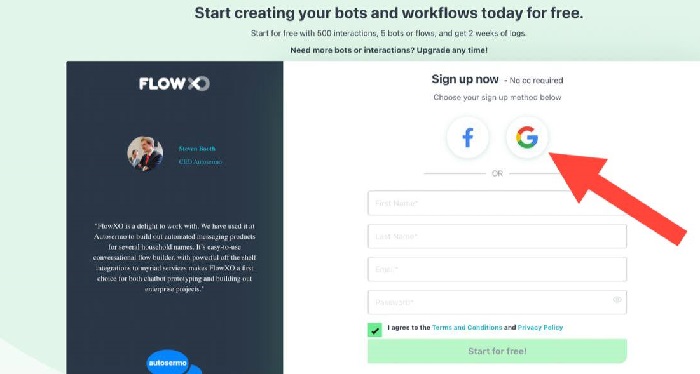 log in with google what is a chatbot and how to create one