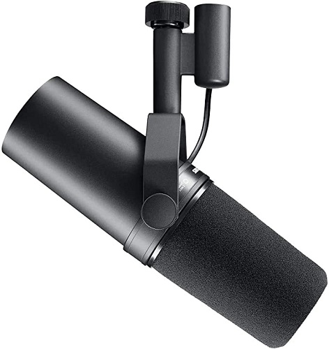 Shure SM7B podcast microphones