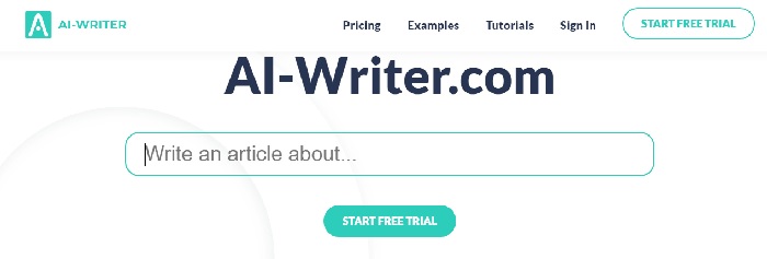 aiwriter AI text generators