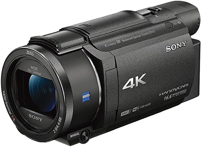 Sony FDR-AX43 câmeras para podcast